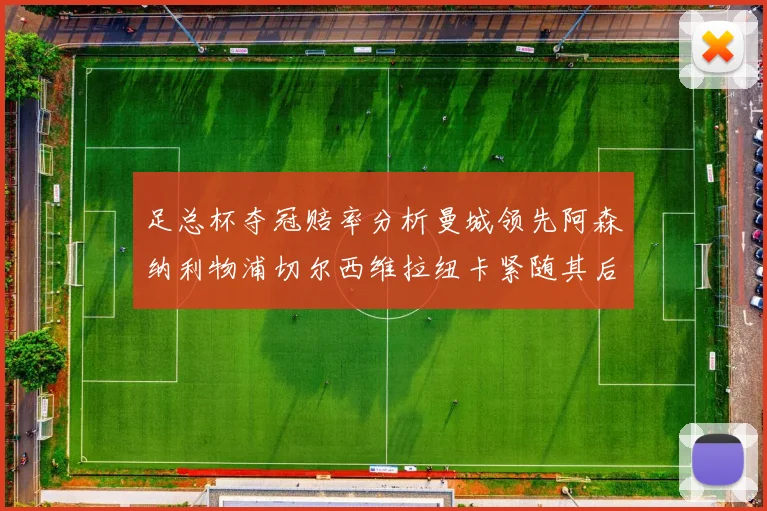 足总杯夺冠赔率分析曼城领先阿森纳利物浦切尔西维拉纽卡紧随其后